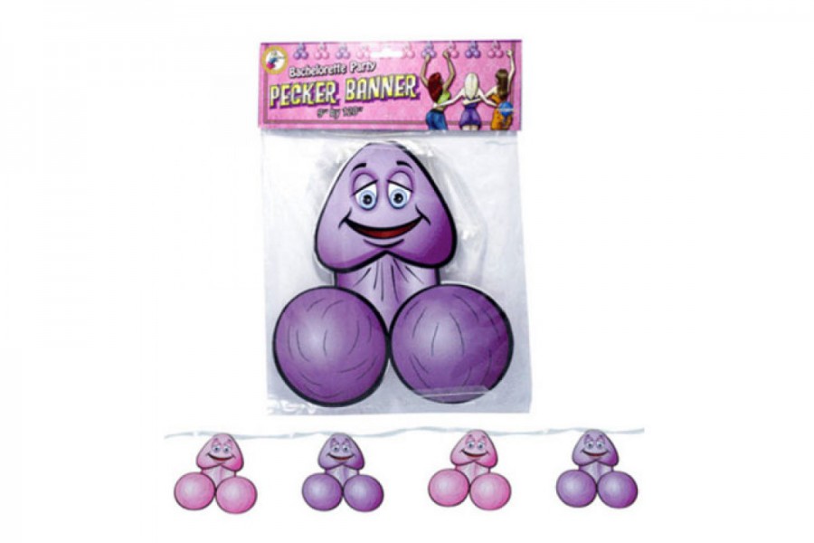 Bachelorette Party Pecker Banner