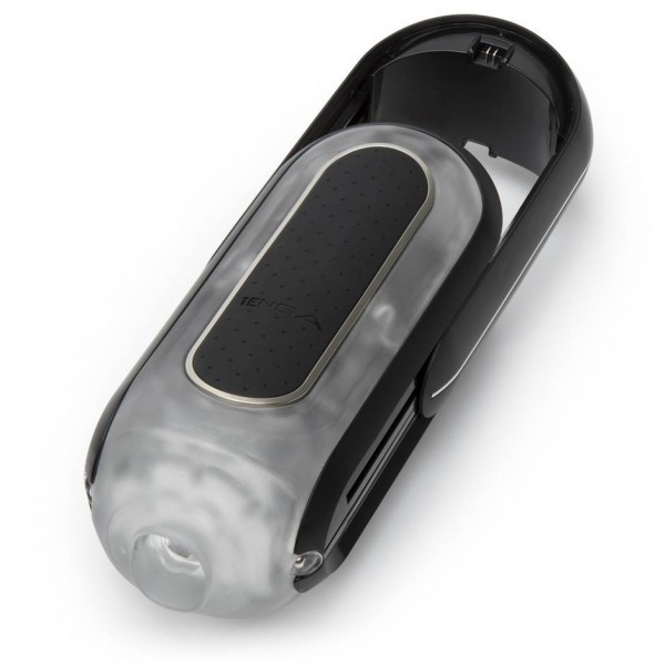 TENGA Zero Flip Hole Black Rechargeable Vibrating Male Masturbator