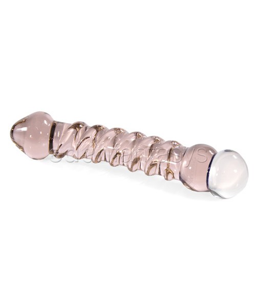 Colorful spiral G-spot wonder with dichro marble — image 2 of 4