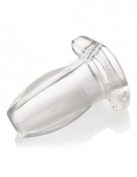 XR Brands Master Series Clear Hollow Anal Plug — image 6 of 12
