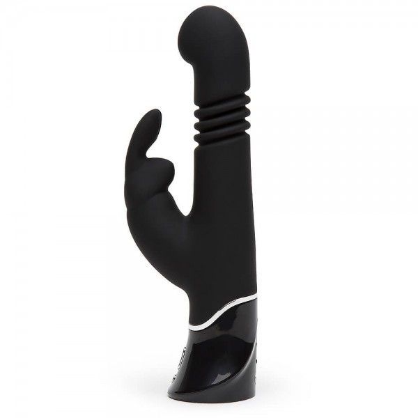 Fifty Shades Greedy Girl Thrusting 9" Rabbit Vibrator