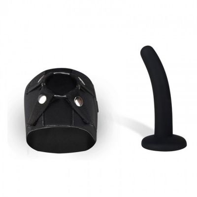 Lux Fetish Thigh Harness with Dildo