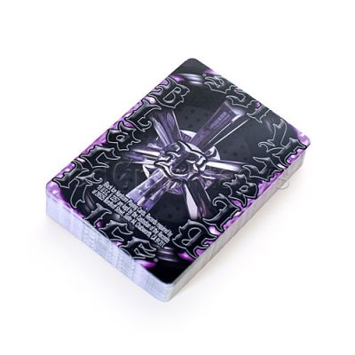Black ice hardcore playing cards