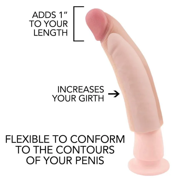 1" Silicone Penis Extension