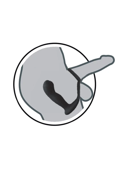 Butts Up Prostate Massager W/Scrotum & Cock Ring — image 11 of 12