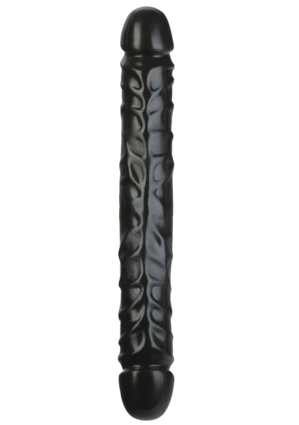 Jr Veined Double Header 12 Inch Bender Dong Black