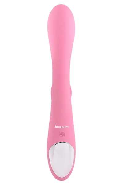 Adam and Eve 7.6" Rechargeable Slimline Rabbit Vibrator with Flicker Tip