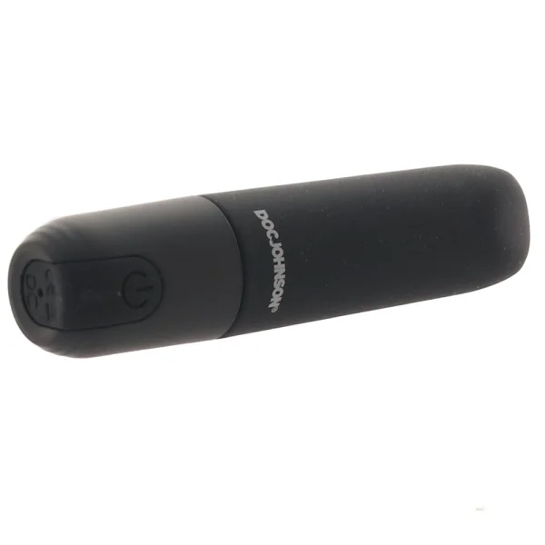 In A Bag Silicone Rechargeable Bullet Vibrator By Doc Johnson - Black