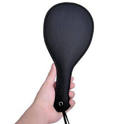 Please Round Leather Paddle