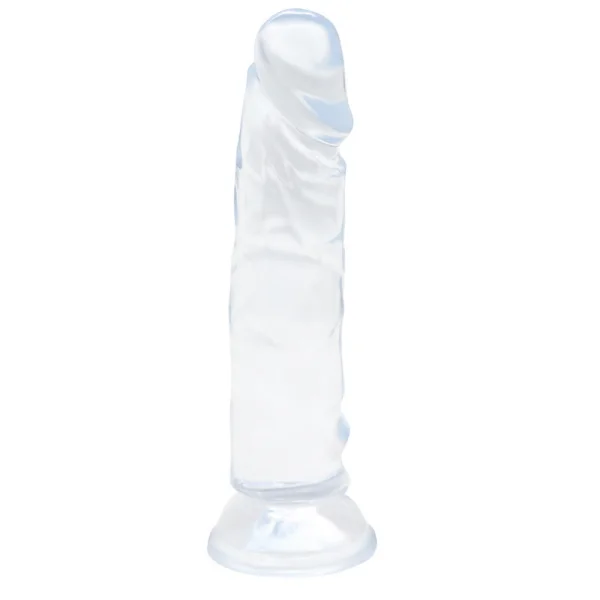 Crystal Clear Realistic 5+ Inch Transparent Dildo - Small & Large Size Options
