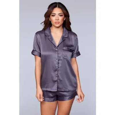 Janelle Sleep Set Dark Grey M