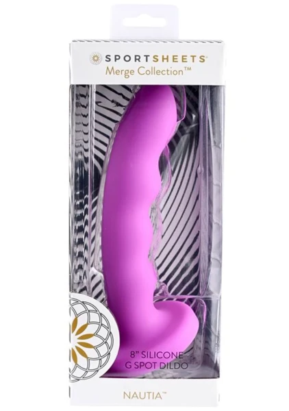 Sportsheets Nautia 8” Silicone Dildo Purple
