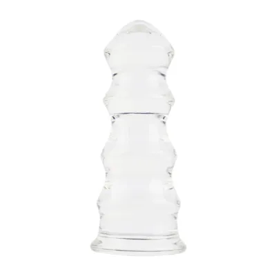 Lucent Xl Pagoda Glass Butt Plug