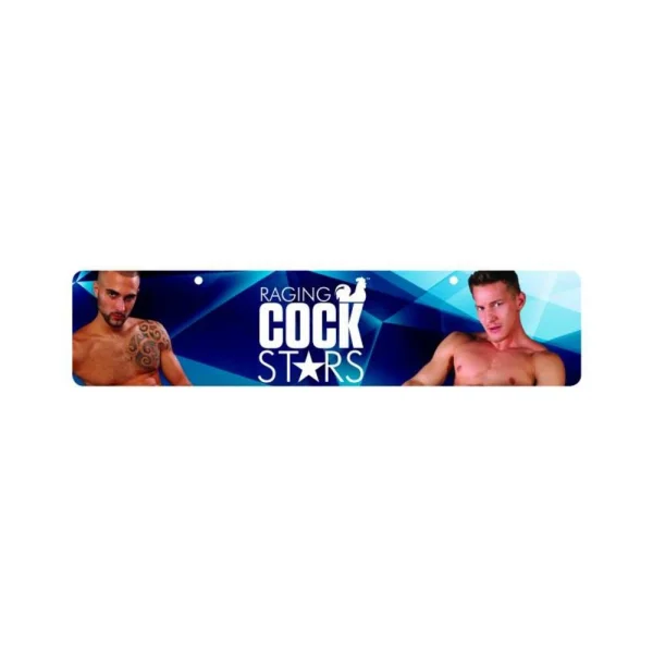 Raging Cockstars Display Sign