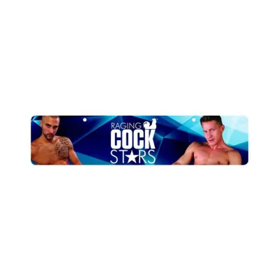 Raging Cockstars Display Sign