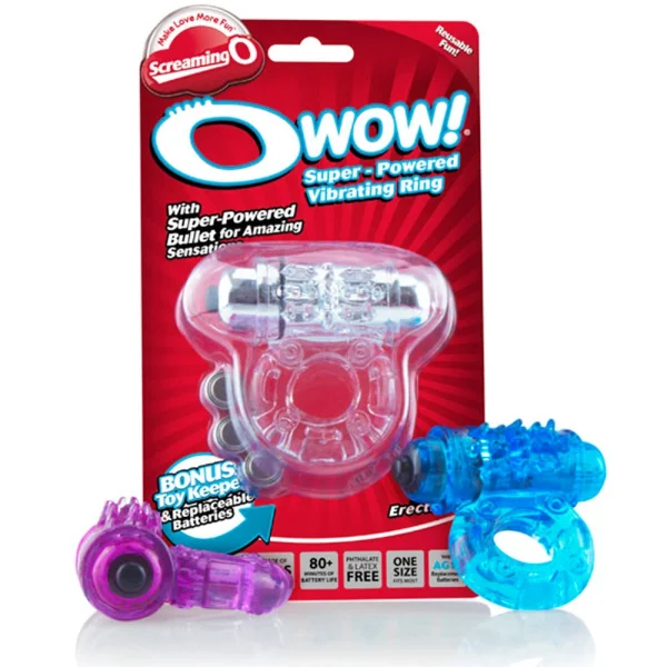 Screaming O Wow Vibrating Cock Ring