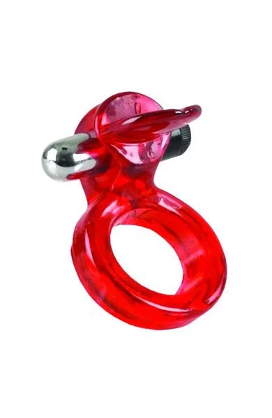 Clit Flicker With Wireless Stimulator - Red