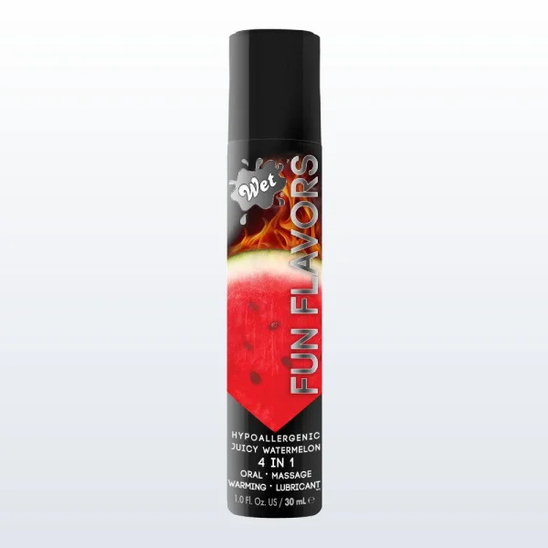 Wet Fun Flavors Juicy Watermelon Warming Water-Based Lube | 3oz