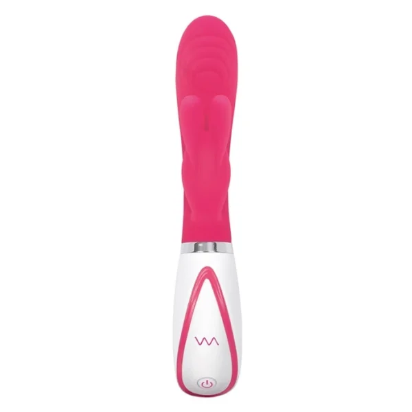 Disco Bunny Rabbit Style Silicone Rechargeable Vibrator by Evolved Novelties