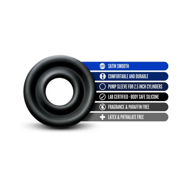 Performance - Silicone Pump Sleeve - Large - Black