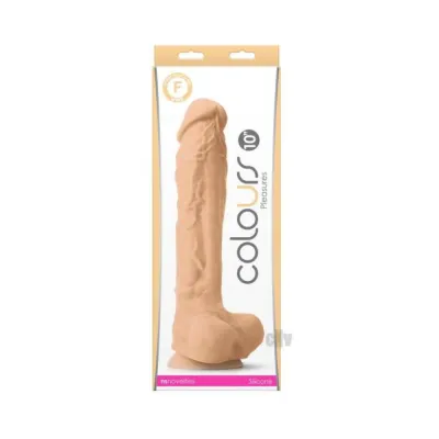 Colours Pleasures 10 Dildo White