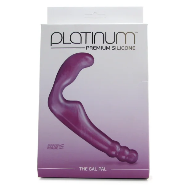 Platinum Premium Silicone Gal Pal Strapless Strap-On by Doc Johnson - Purple