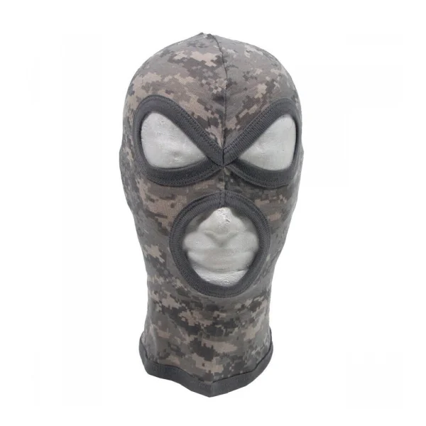 Red Grey Camouflage Cotton Balaclava