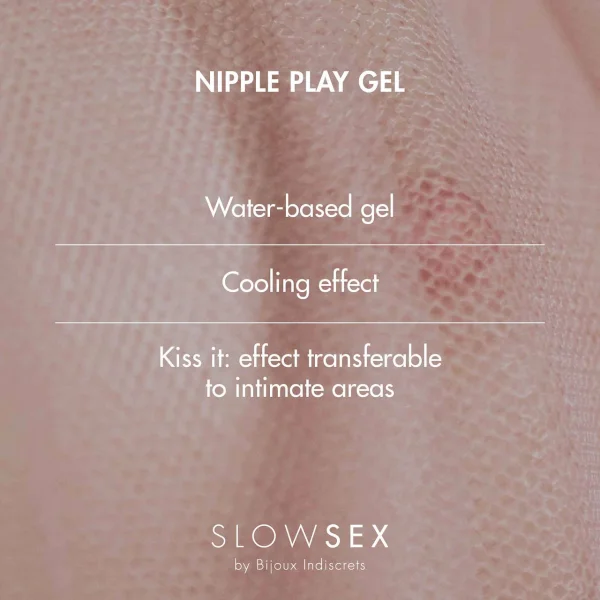 Slow Sex Nipple Play Gel By Bijoux Indiscrets - .34 oz