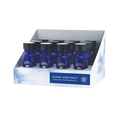 Pure Instinct Pheromone Fragrance Oil True Blue Display Of 12