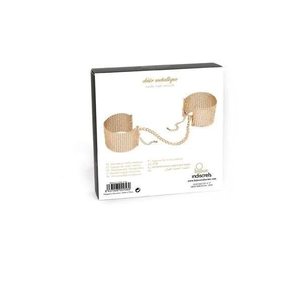 Desir Metallique Handcuffs Gold