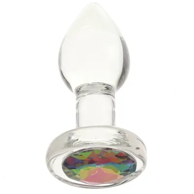 Crystal Desires Rainbow Gem Glass Plug