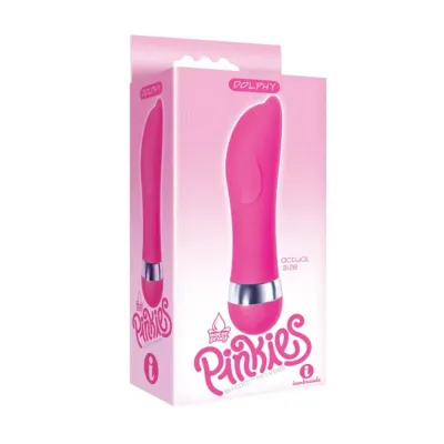 Pinkies Silicoat Mini Vibe Dolphy Pink