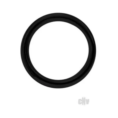 Cock Rings Rouge Stainless Steel Round Cock Ring 45mm Black
