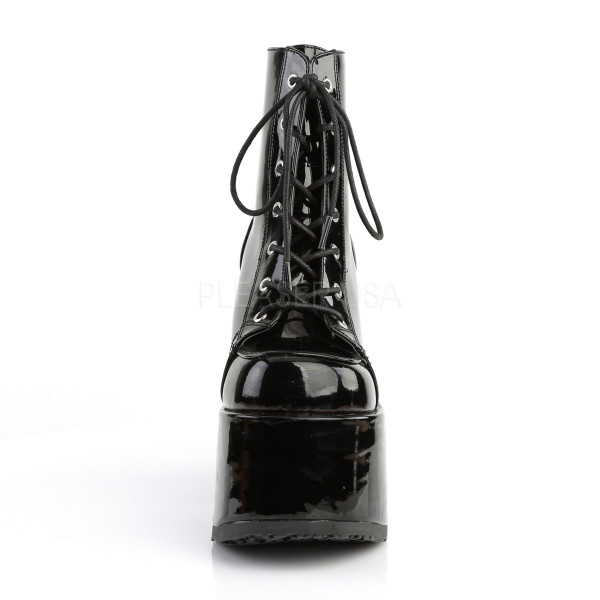 5 inches Chunky Heel, 3 inches P/F Lace-Up Ankle Boot, Metal Back Zip — image 14 of 20