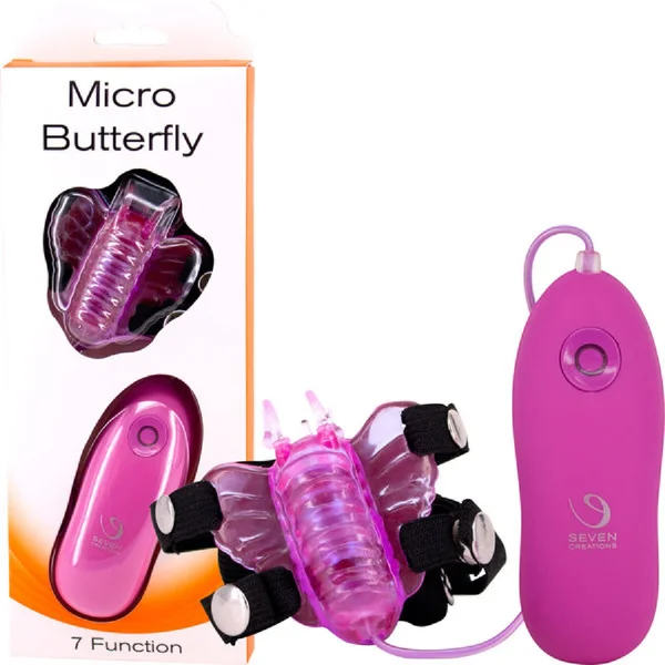 Micro Butterfly 7 Function Vibrator (Purple) — image 5 of 8