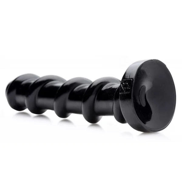 Mighty Screw 9.5 Inches Dildo Black — image 7 of 8