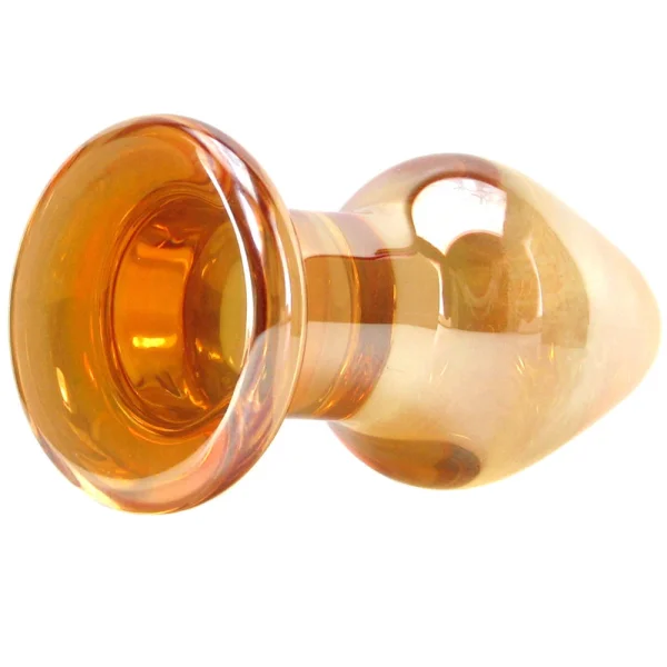 Over Easy Glass Butt Plug