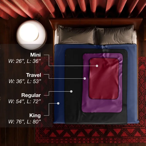 Fascinator King Size Lush Throw Moisture-Proof Sensual Blanket - Velvish Merlot 76" x 80"