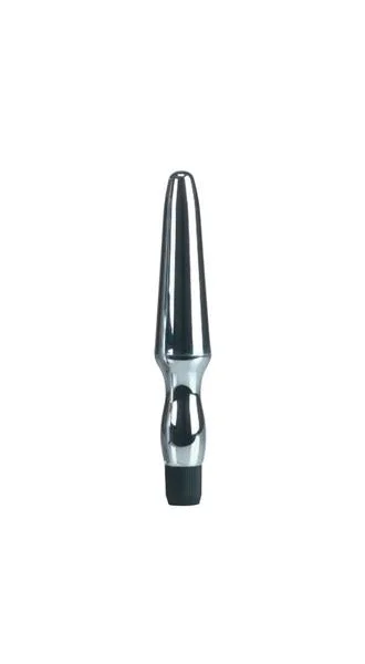 Vibrating Waterproof Anal Probe (Silver)