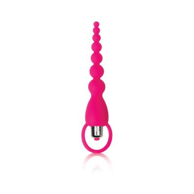 Booty Bliss Vibrating Anal Beads Pink