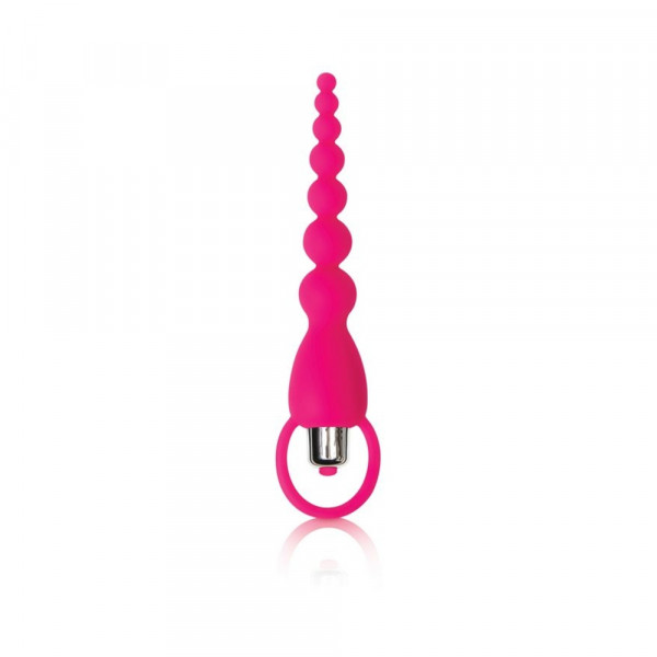 Booty Bliss Vibrating Anal Beads Pink