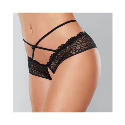 Adore Crayzee Open Panty Black O s