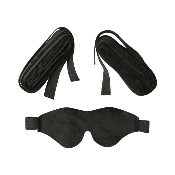 S&m Our First Bondage Kit Black