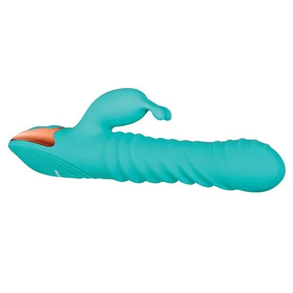 Adam & Eve Heat Me Up Warming Rabbit Thruster Vibrator