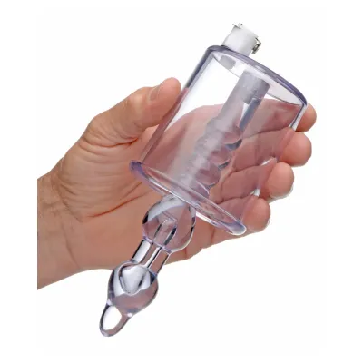 Anal Pump Cylinder With Stimulator Shaft Clear