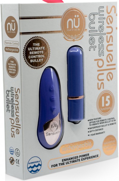 Nu Sensuelle R/C Wireless Bullet Plus Ultra Violet