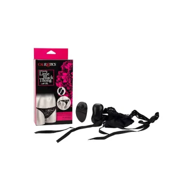 Remote Control 10 function Little Panty Thong Black