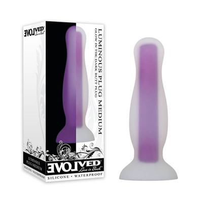 Glowing Purple Butt Plug