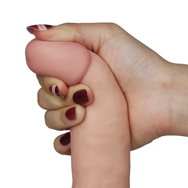 Lovetoy The Ultra Soft Dude 7.5 Inch Vibrating Dildo