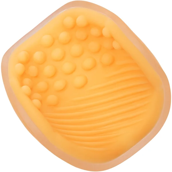 The Gripper Dual Grip Penis Masturbator By CalExotics - Orange